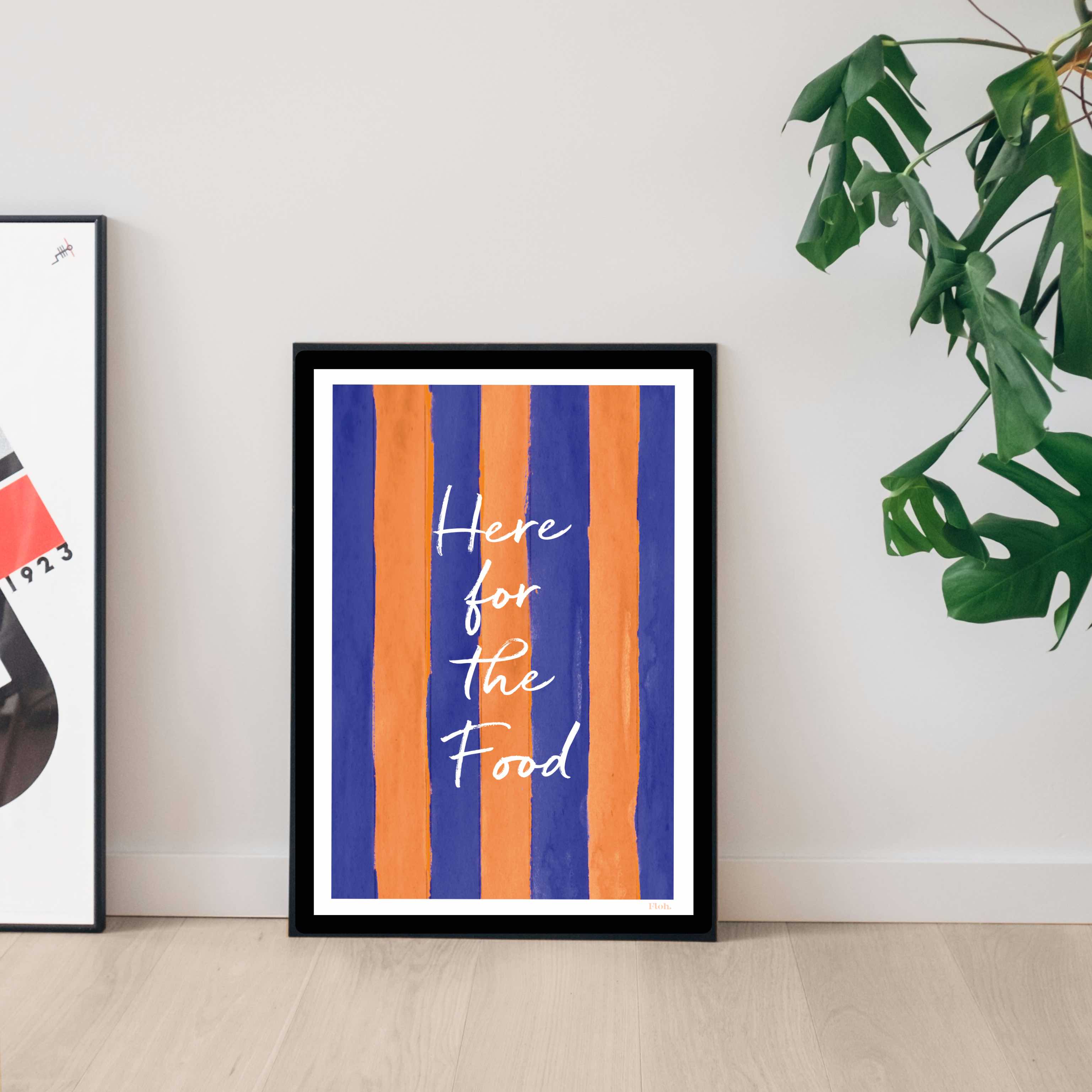 Picture of Here for the Food A4 Digital Print