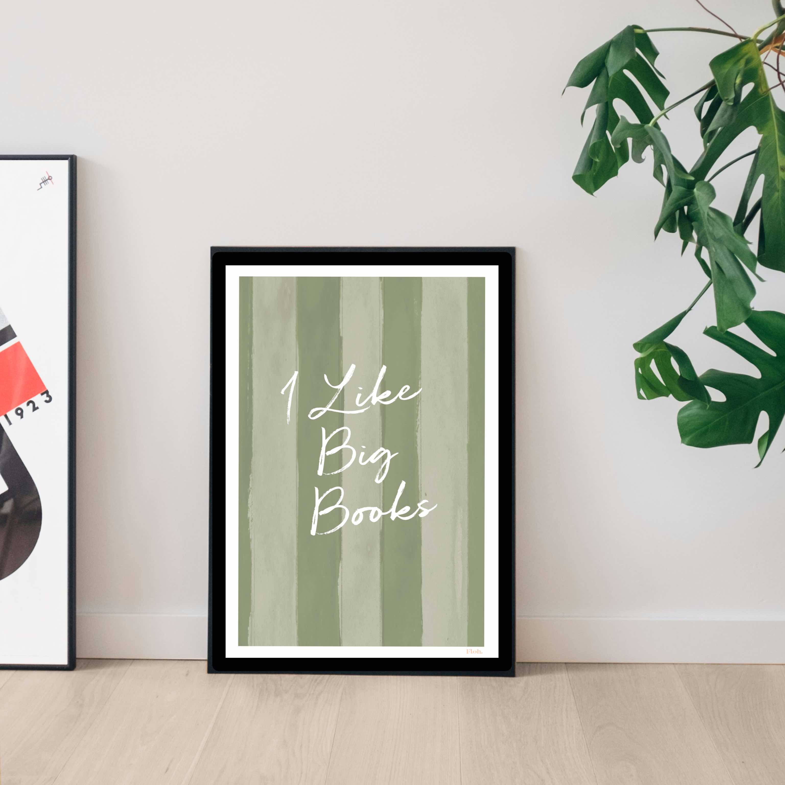 Picture of I like big Books A4 Digital Print