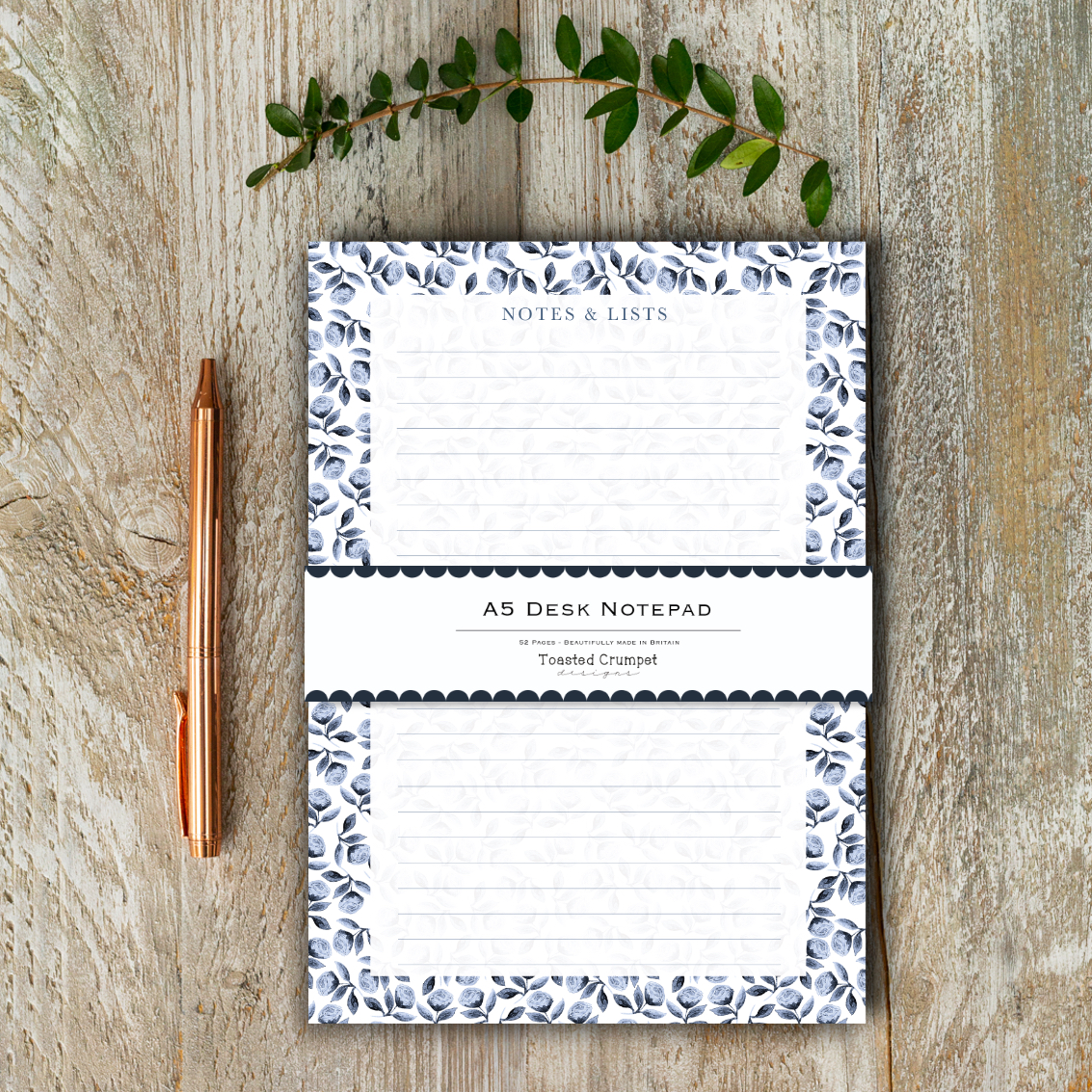 Picture of Chateau (Mini Roses) A5 Desk Pad