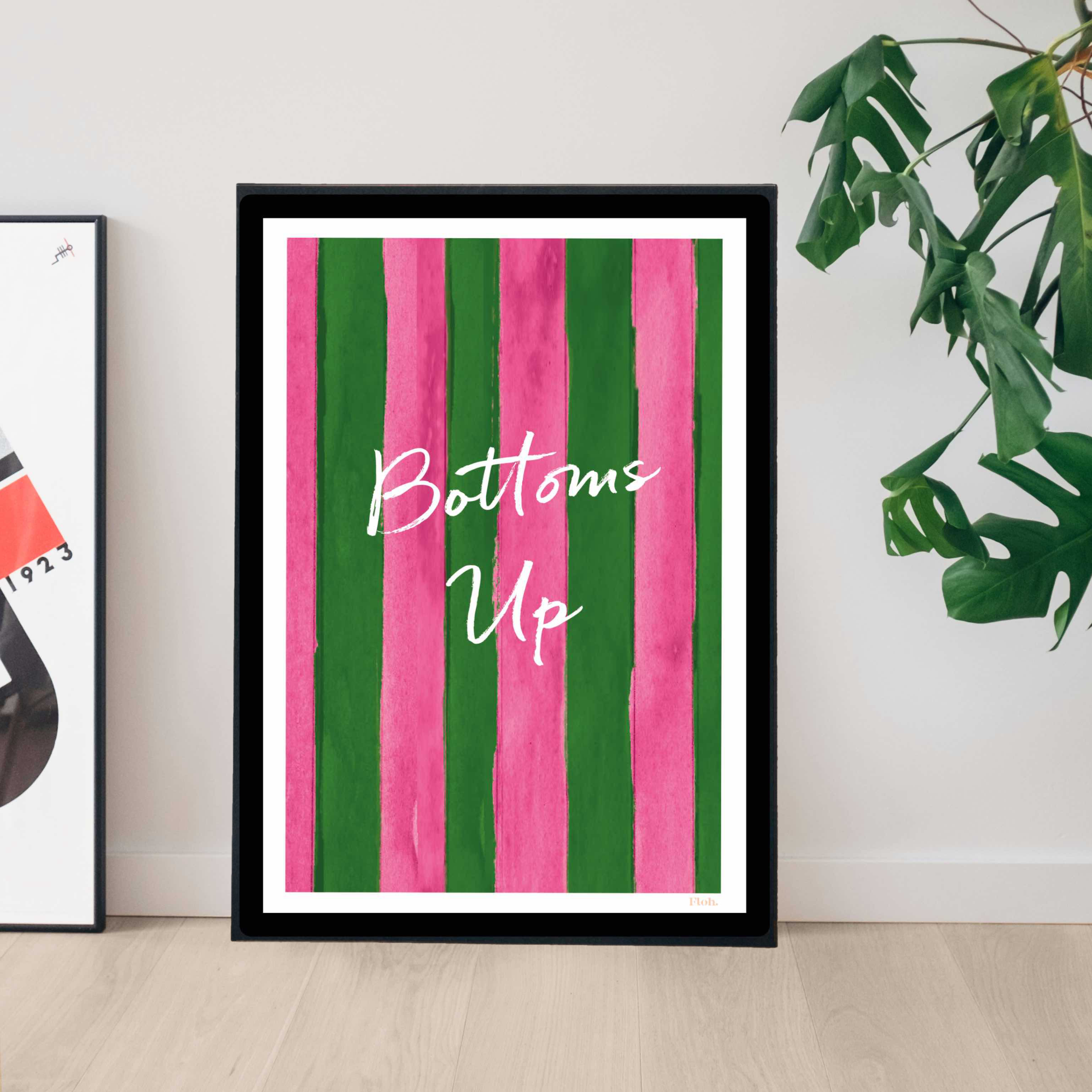 Picture of Bottoms Up A3 Digital Print