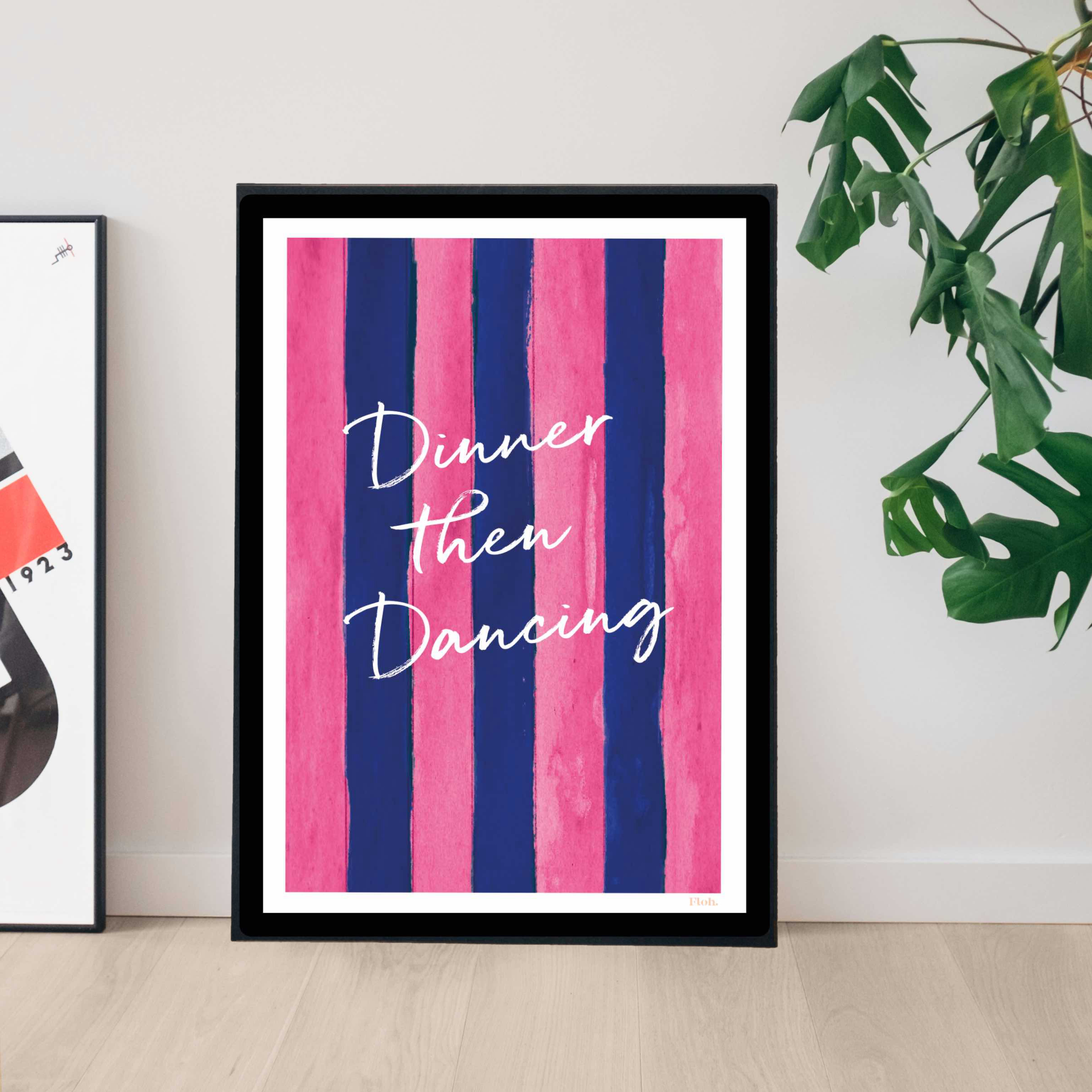 Picture of Dinner Then Dancing A3 Digital Print
