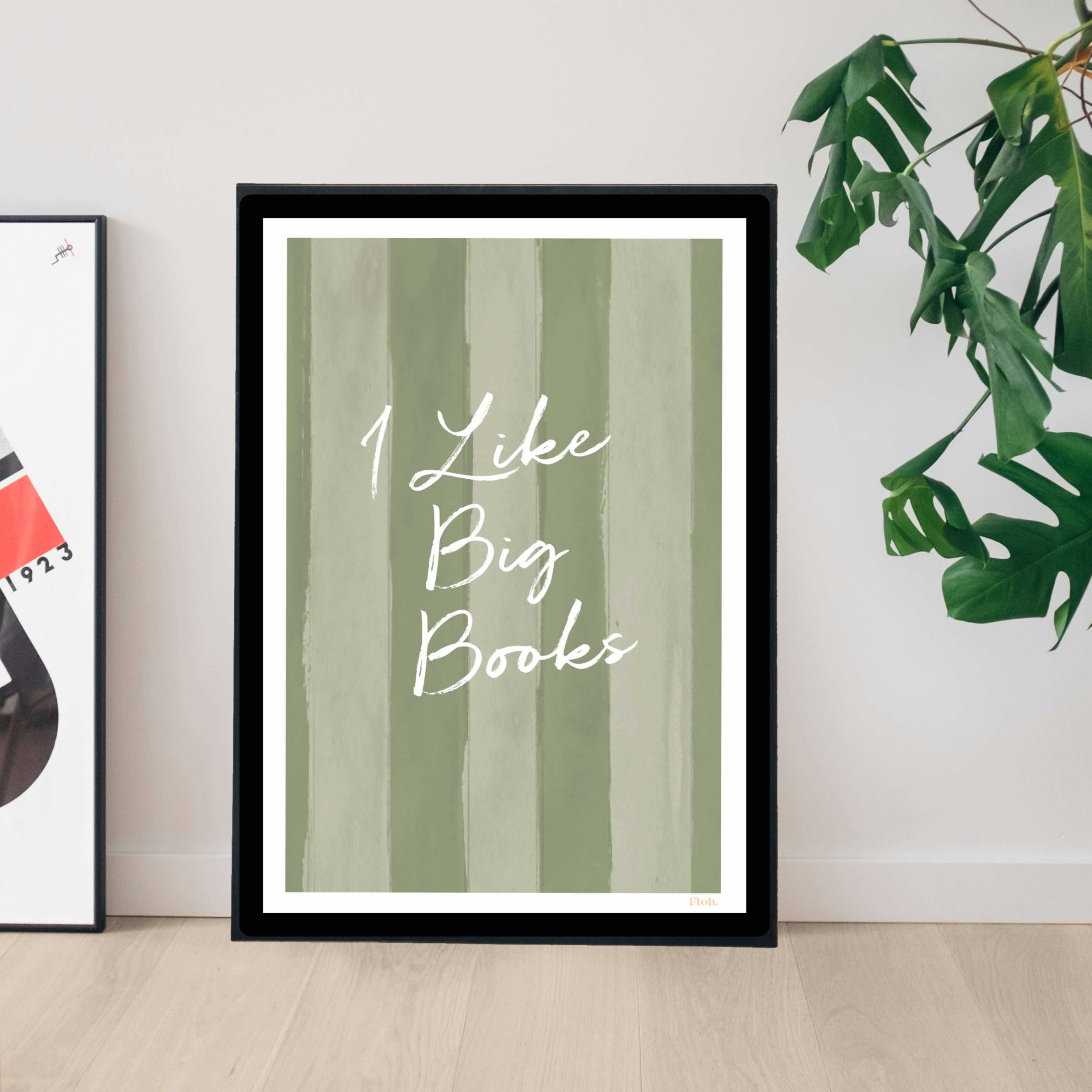 Picture of I like big Books A3 Digital Print