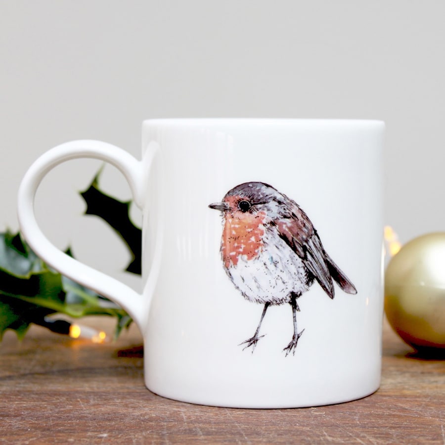 Picture of Robin Mug in a Gift Box