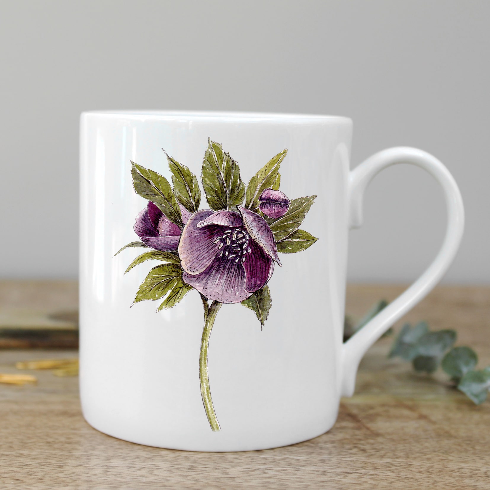 Picture of Hellebore Mug in a Gift Box