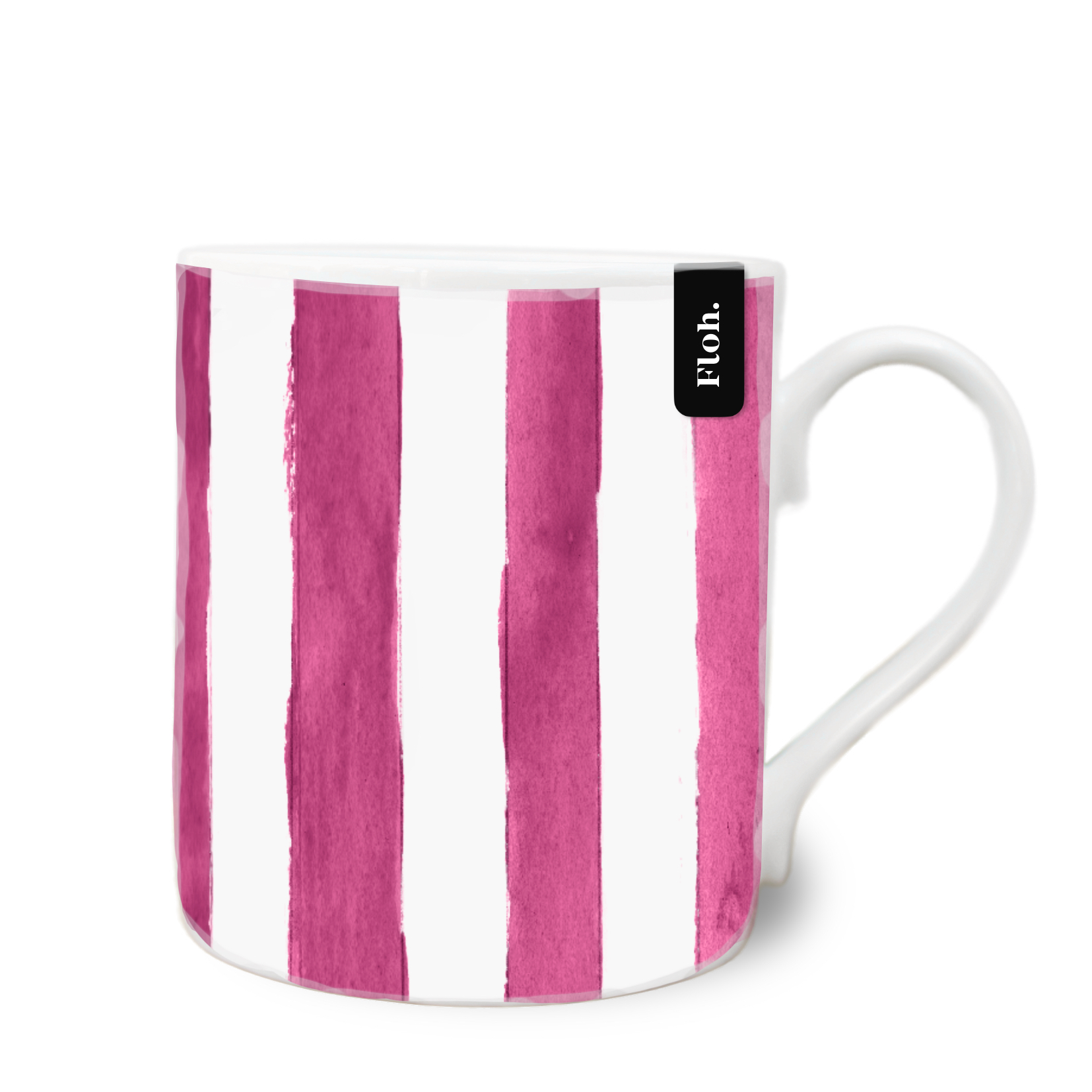 Picture of Raspberry (Stripes) Mug