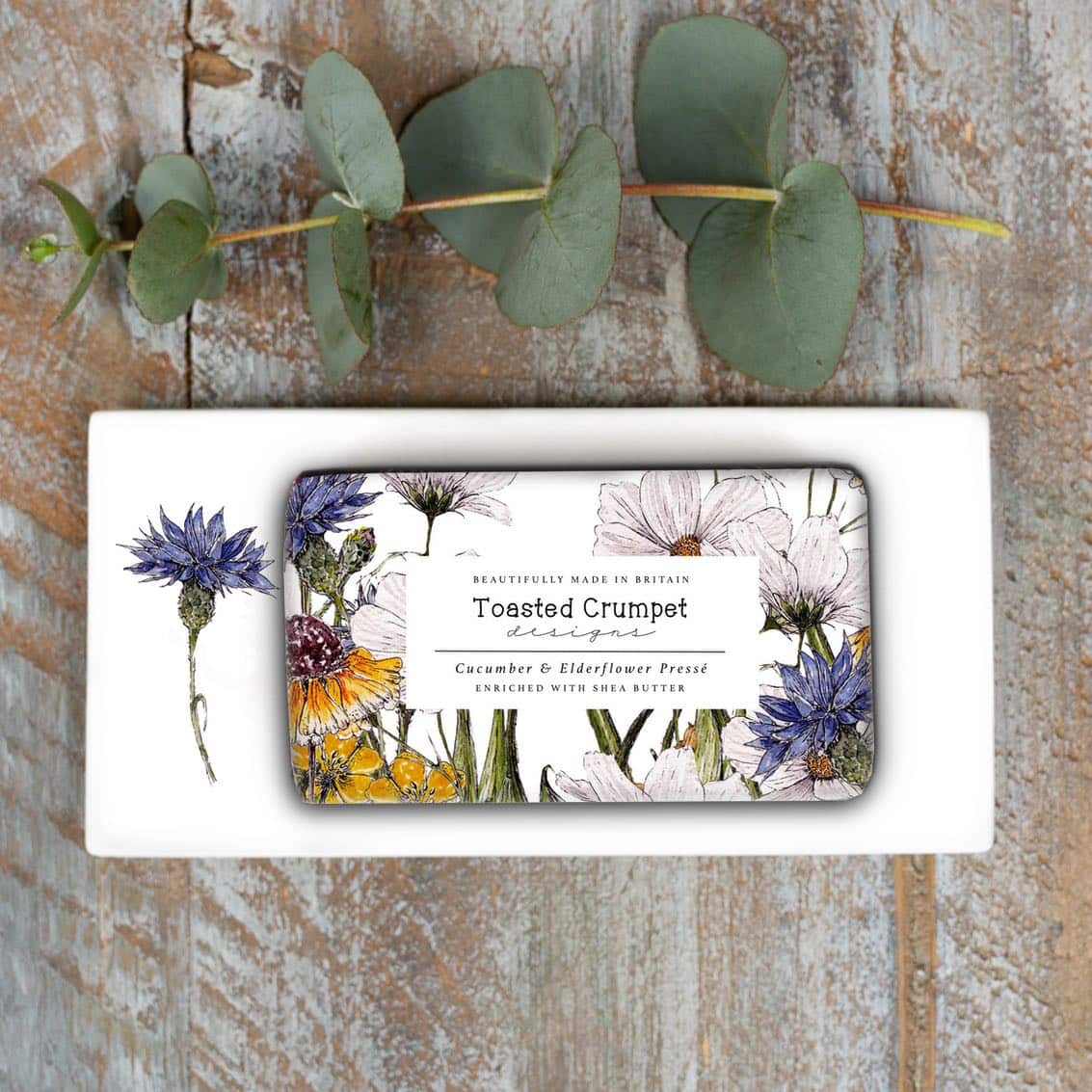 Picture of Cornflower Rectangular Soap Dish