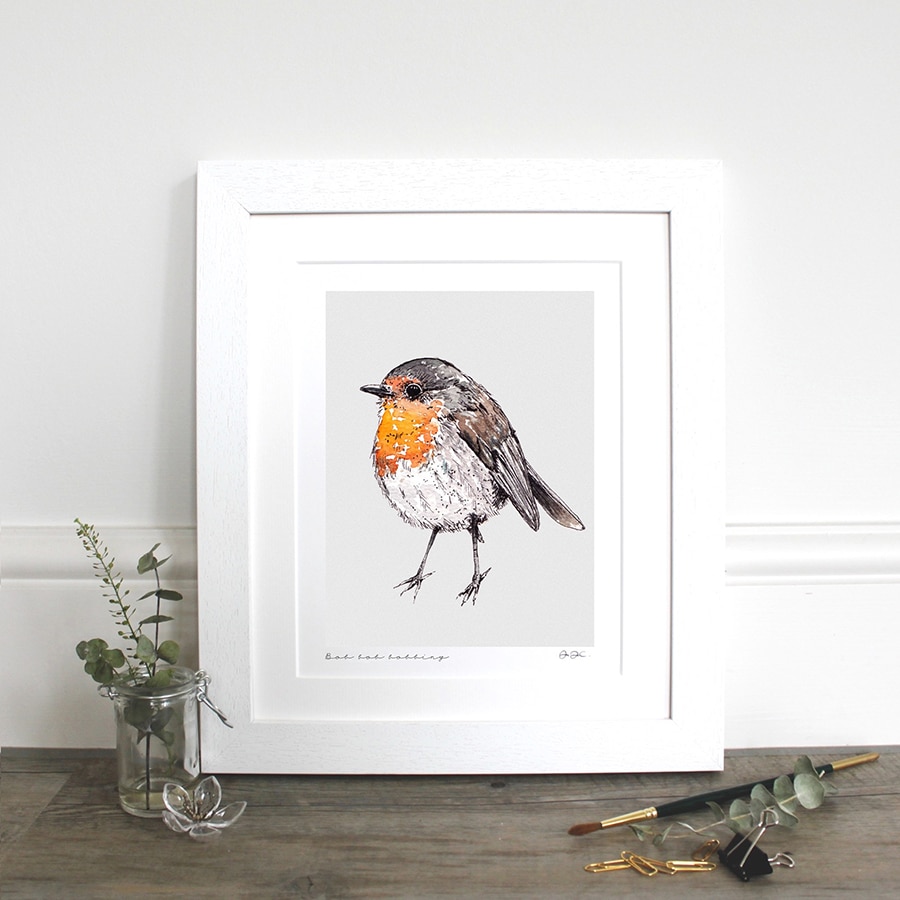 Picture of Bob Bob Bobbing  Mounted fine art print