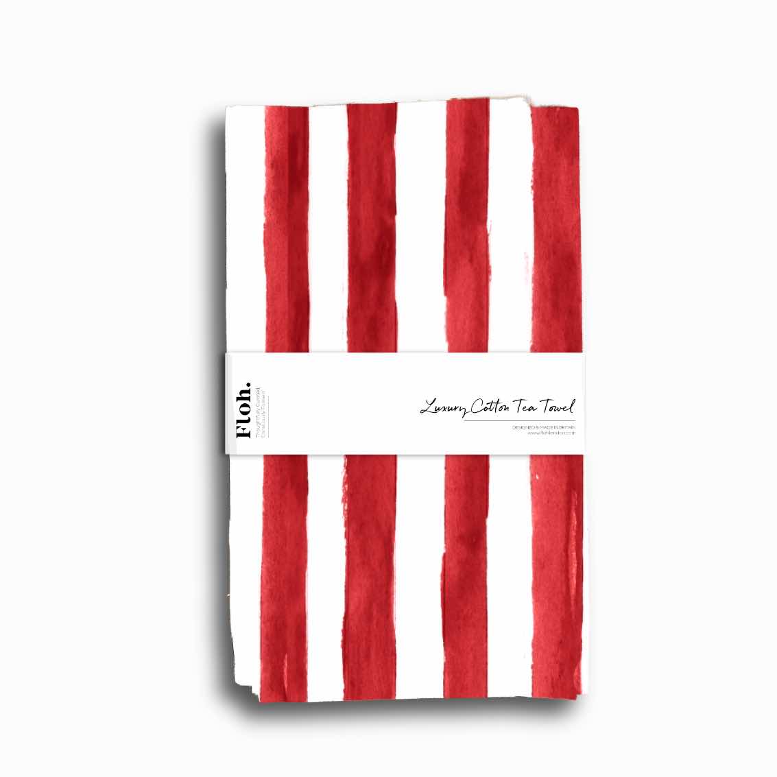 Picture of Crimson (Stripes) Tea Towel