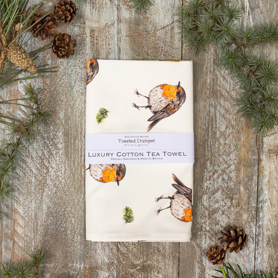 Picture of Robin Tea Towel