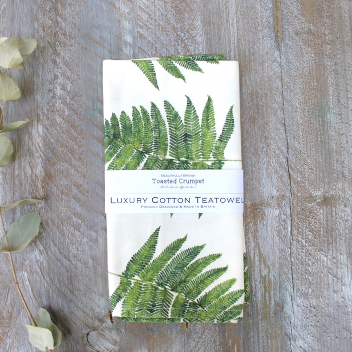 Picture of Woodland Fern Pure Tea Towel