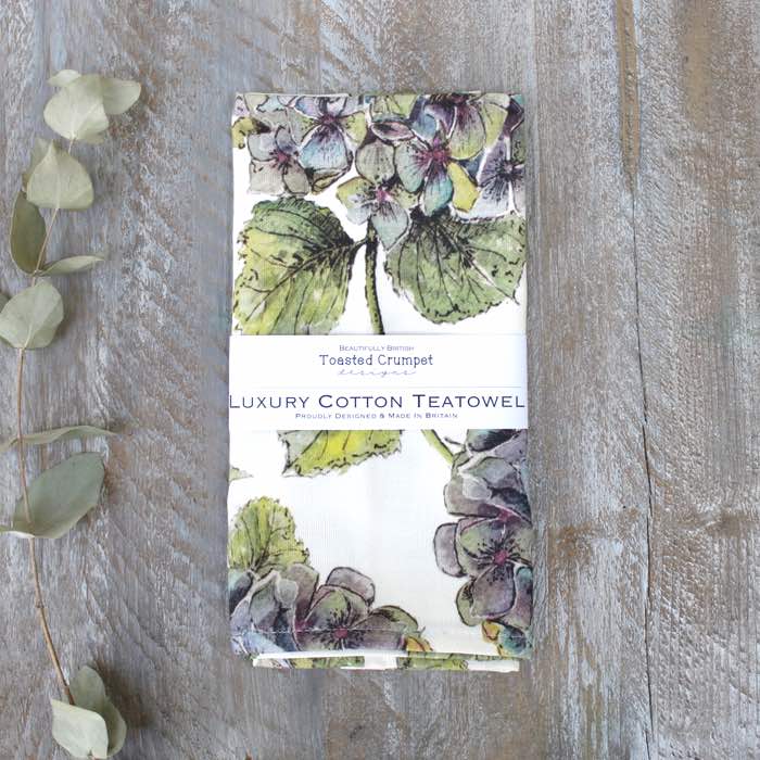 Picture of Hydrangea Pure Tea Towel