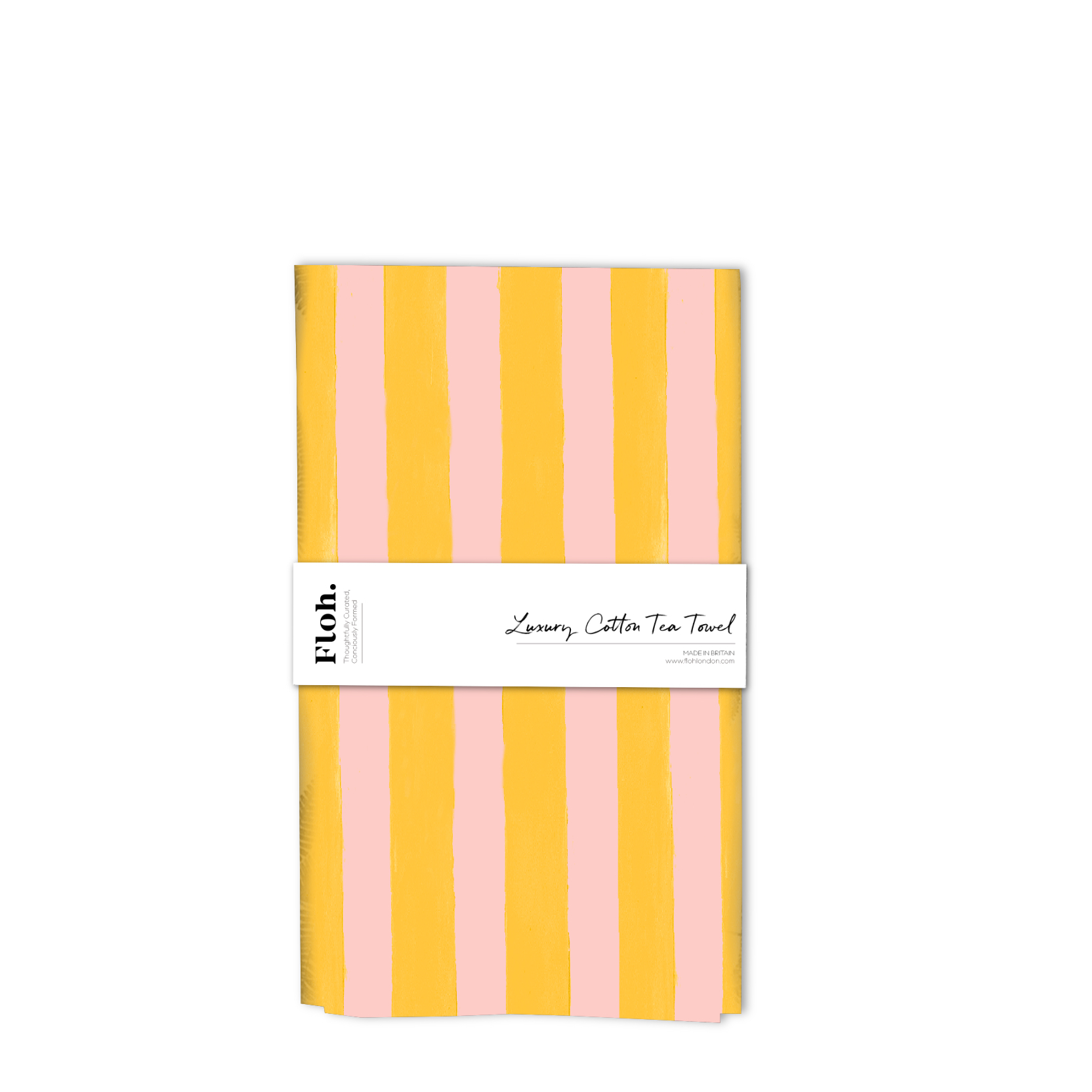 Picture of Mango & Peach (Stripes) Tea Towel