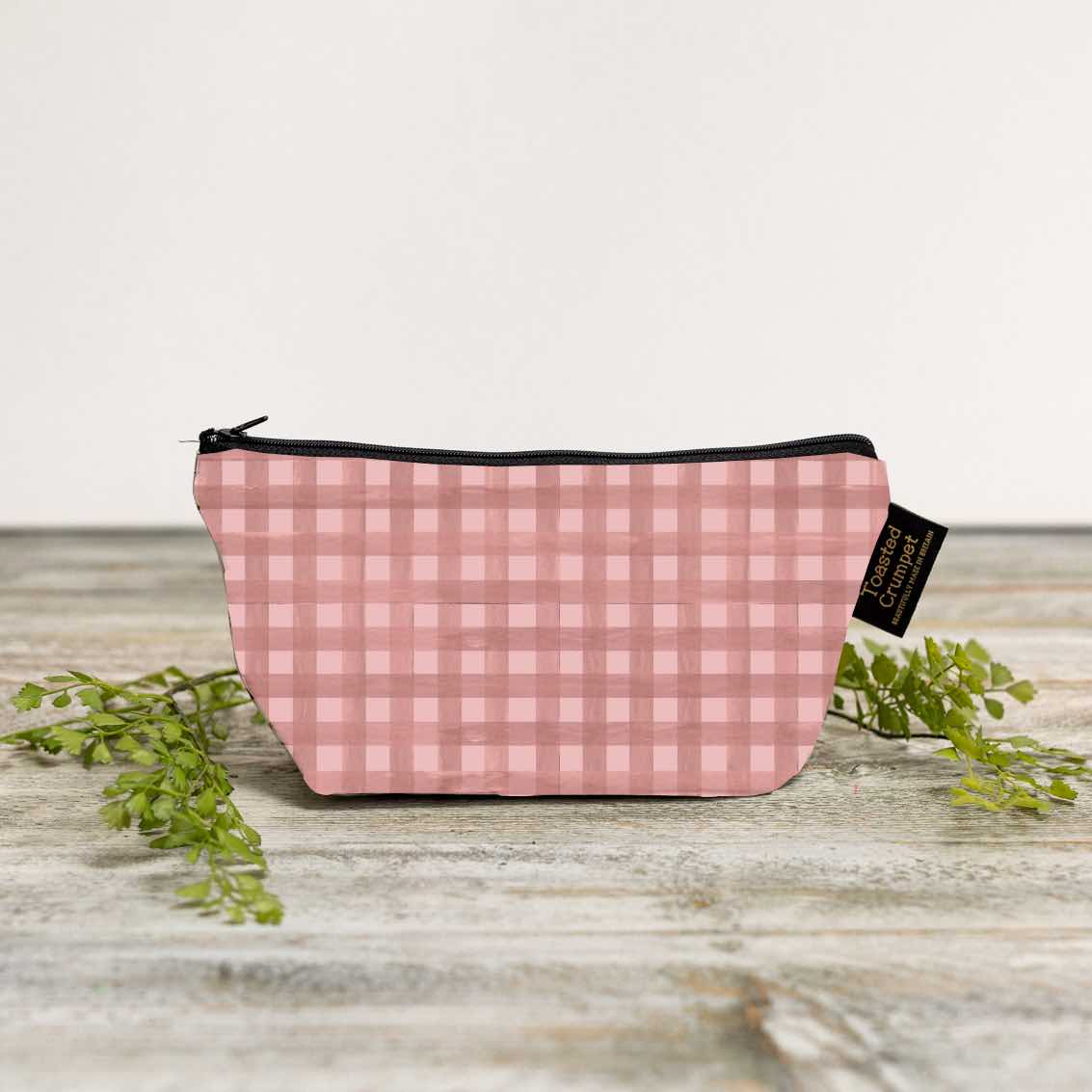 Picture of Heather Blush (Check) Makeup Bag