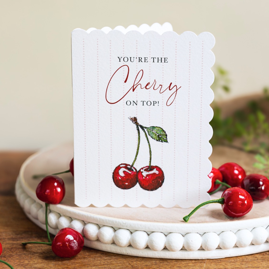 Picture of You’re the Cherry on Top Card (Cello-Free)