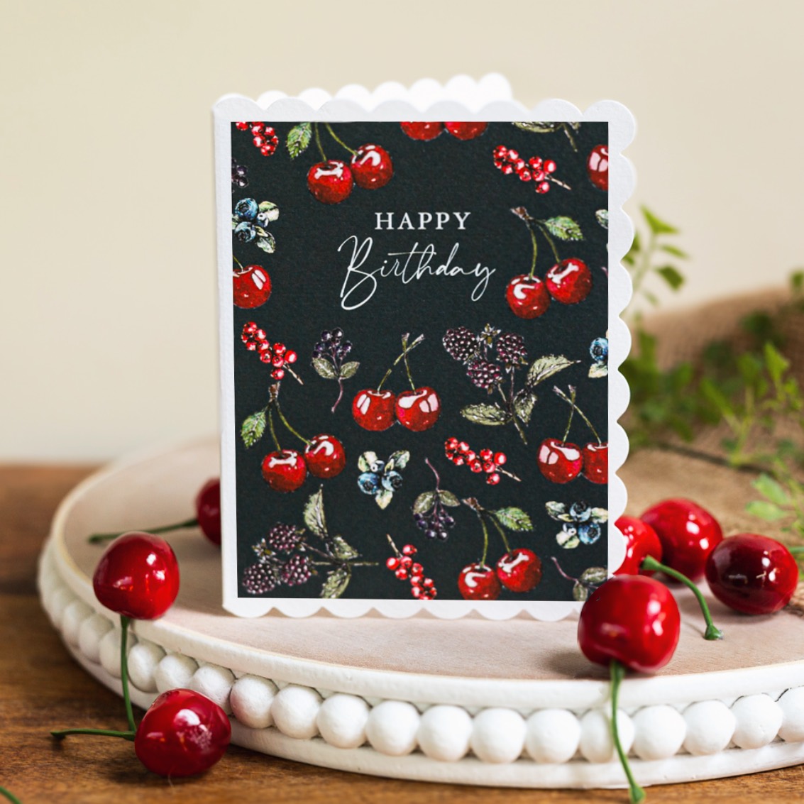 Picture of Happy Birthday (Noir) Card (Cello-Free)