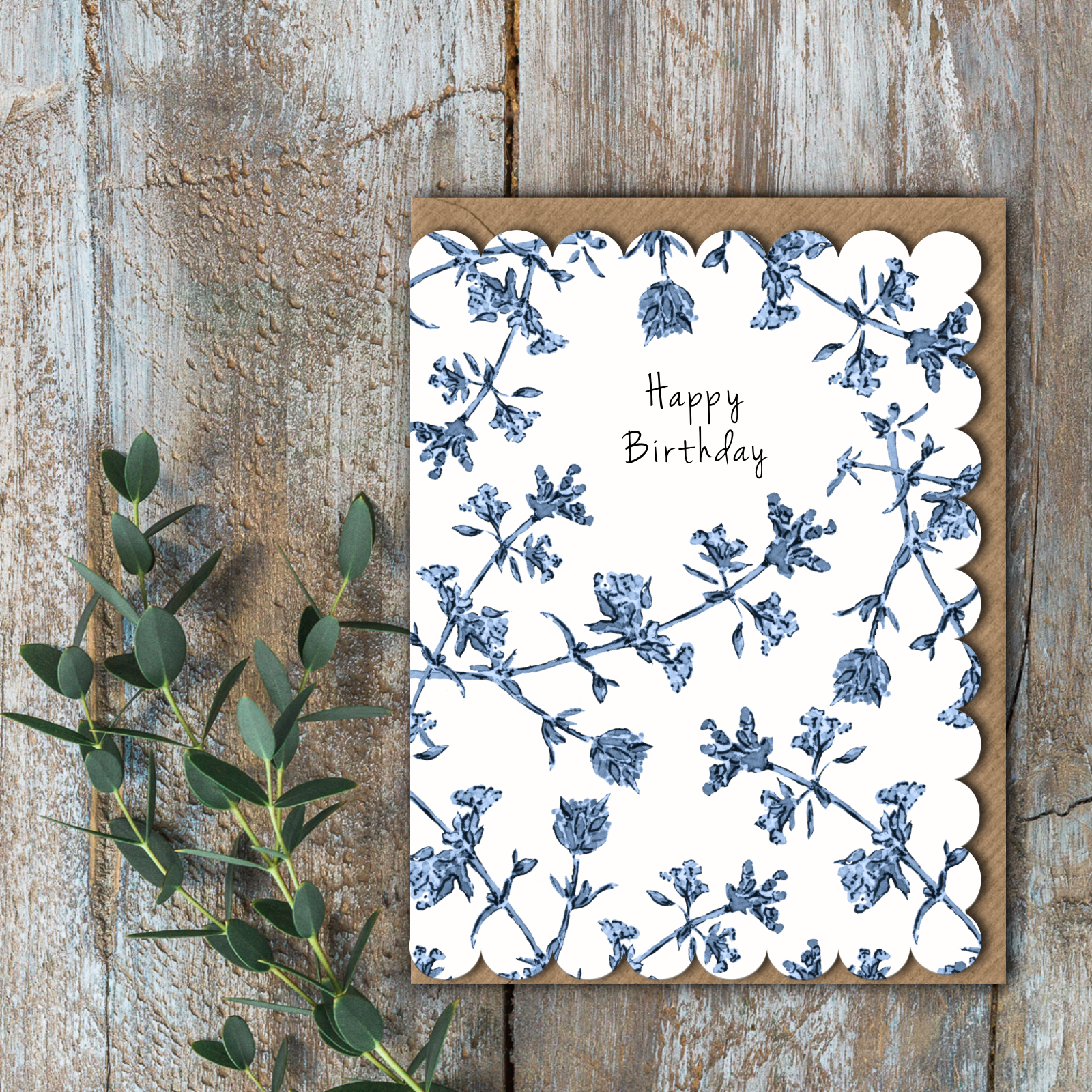 Picture of Happy Birthday (Chateau) Card (Cello-Free)