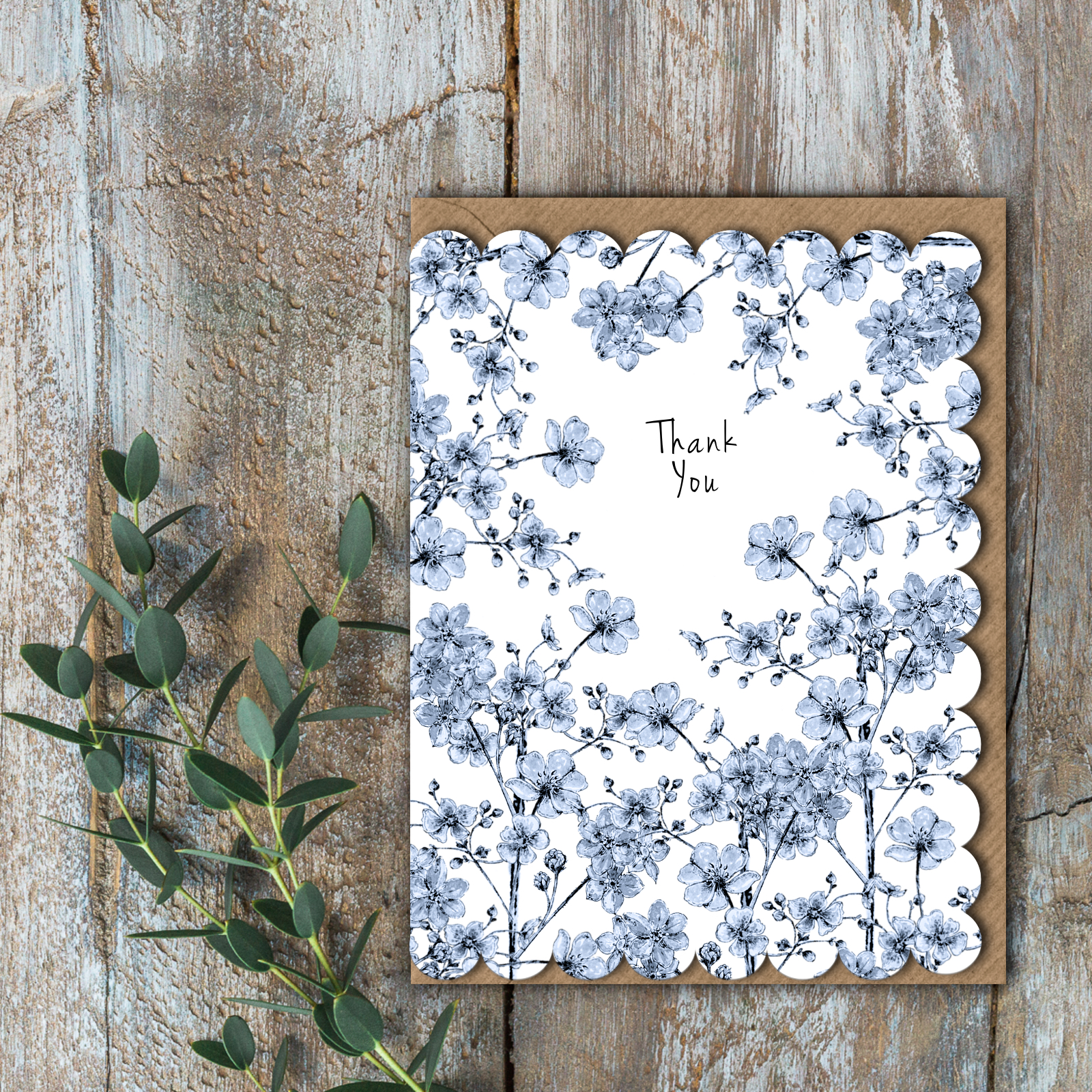 Picture of Thank You (Chateau) Card (Cello-Free)