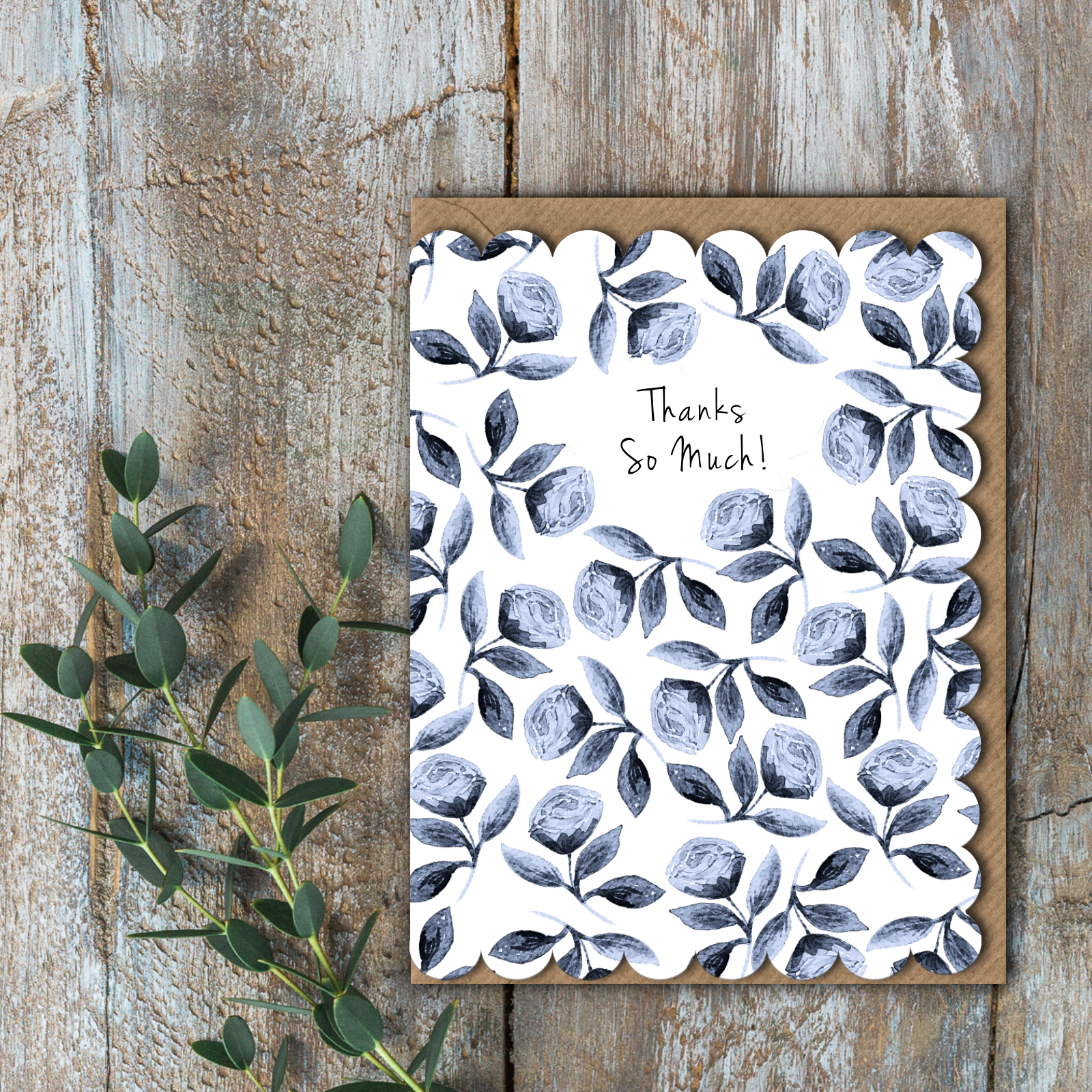 Picture of Thanks so Much (Chateau) Card (Cello-Free)