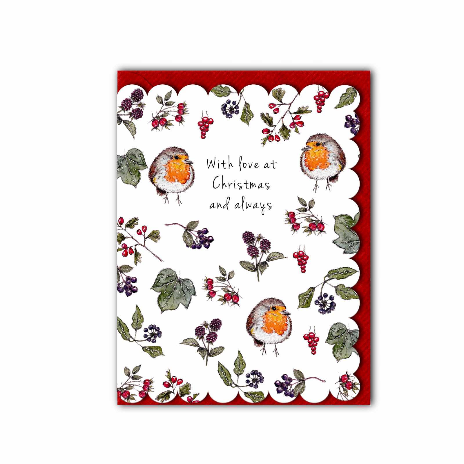 Picture of Love at Christmas & Always (Pure) Card (Cello-Free