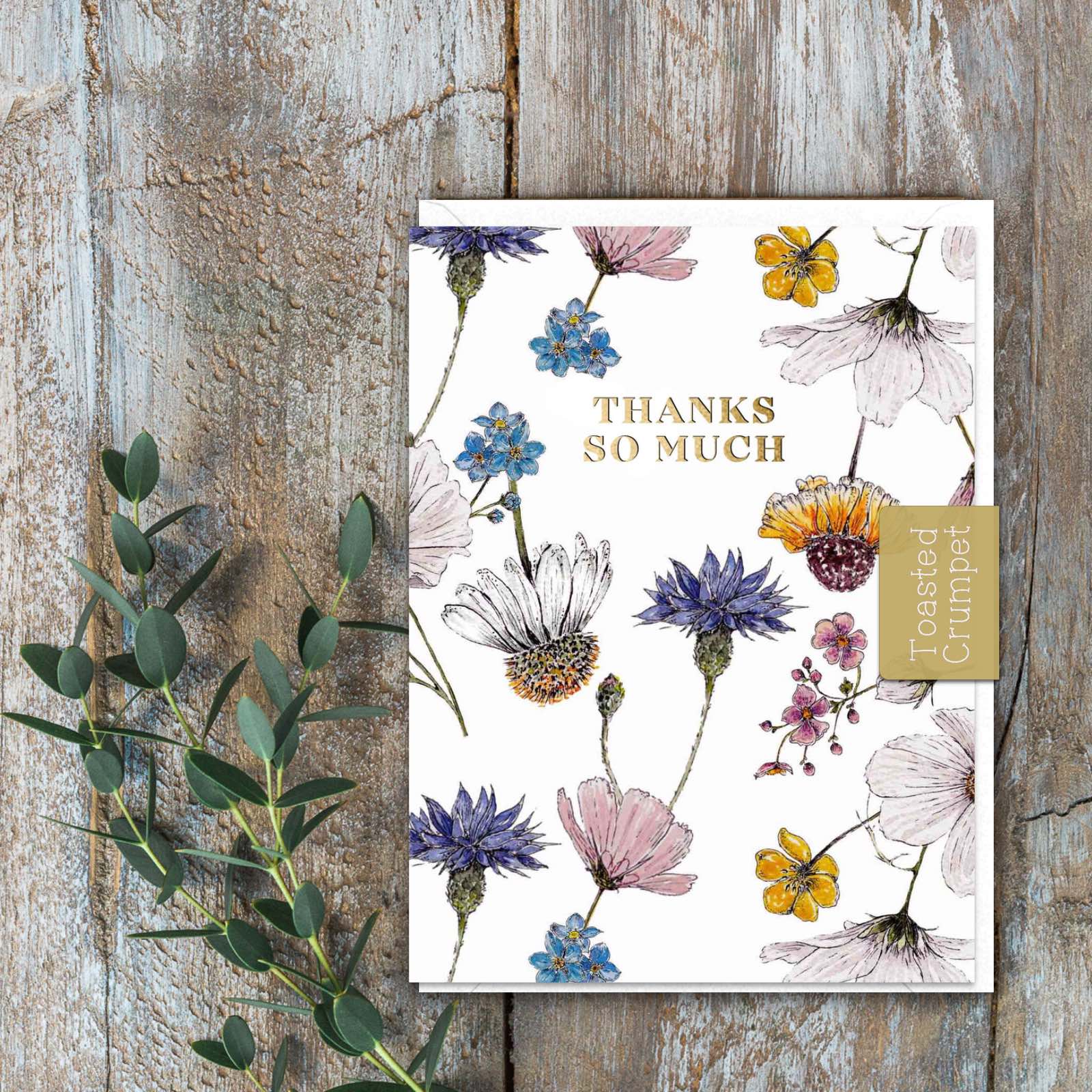 Picture of Thanks So Much (Regency Gardens Pure) Card (Cello-