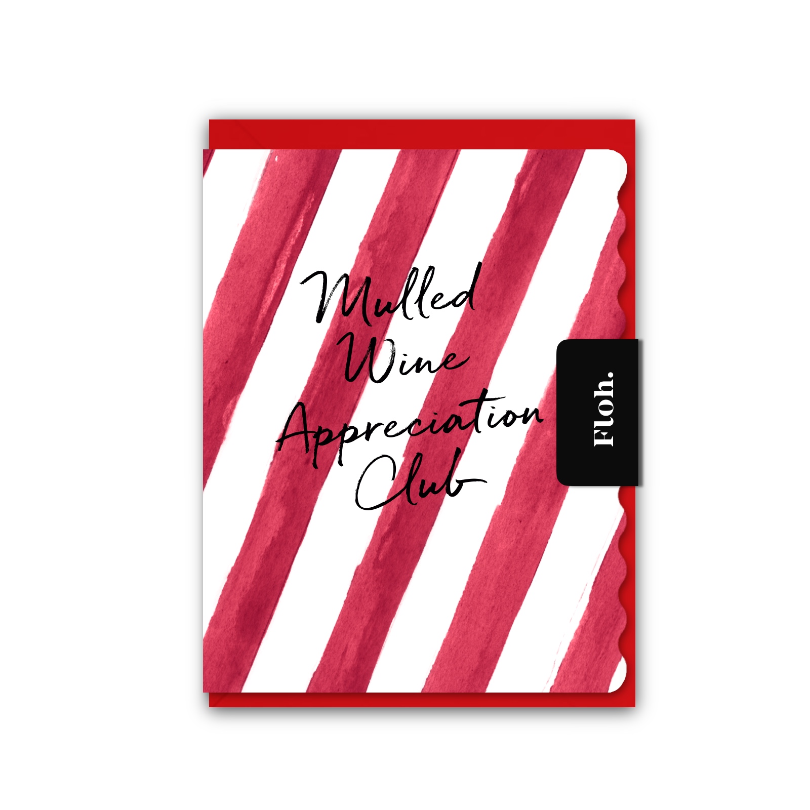 Picture of Mulled Wine Appreciation (Stripes) Card (Cello-Fre