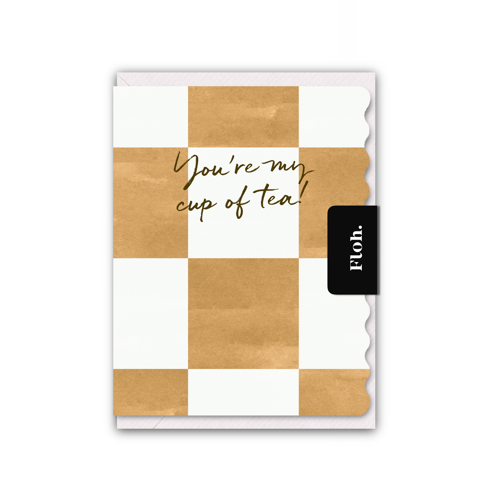 Picture of You're my Cup of Tea (Splitz Checkerboard) Card (C