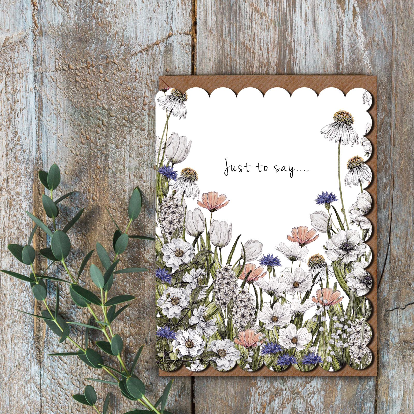 Picture of Just to Say Card (Cello-Free)