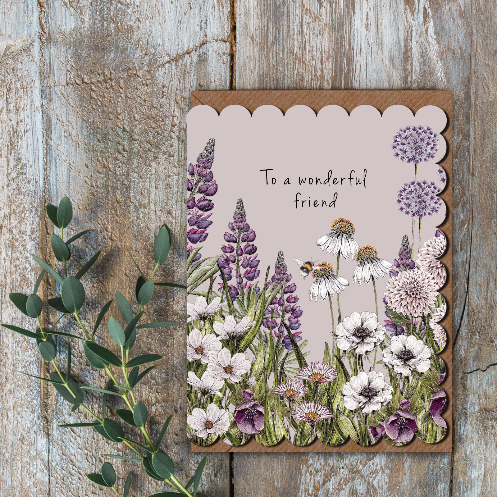 Picture of To a Wonderful Friend Card (Cello-Free)