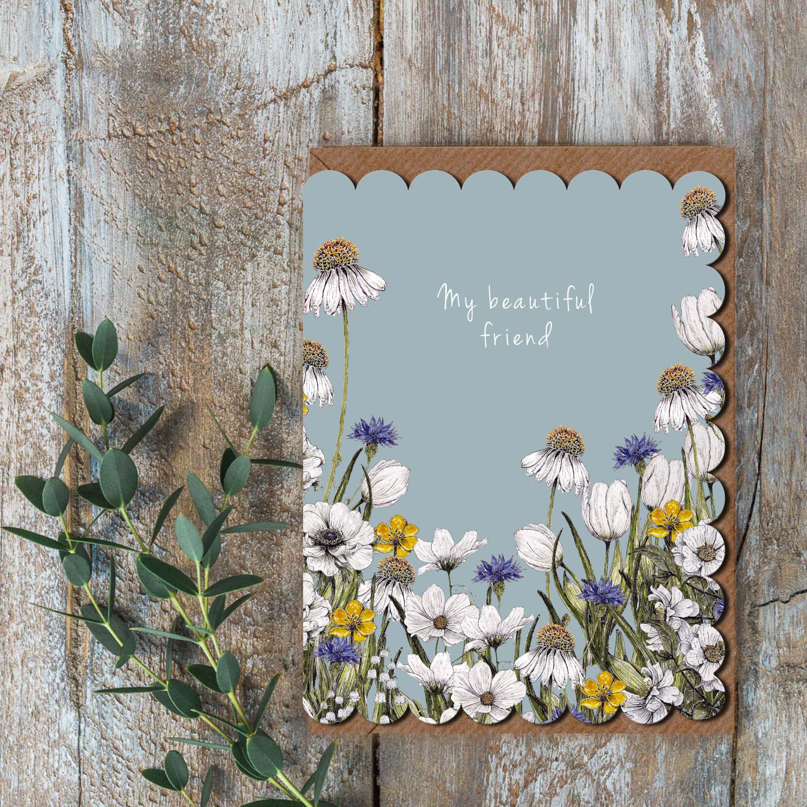 Picture of My Beautiful Friend Card (Cello-Free)