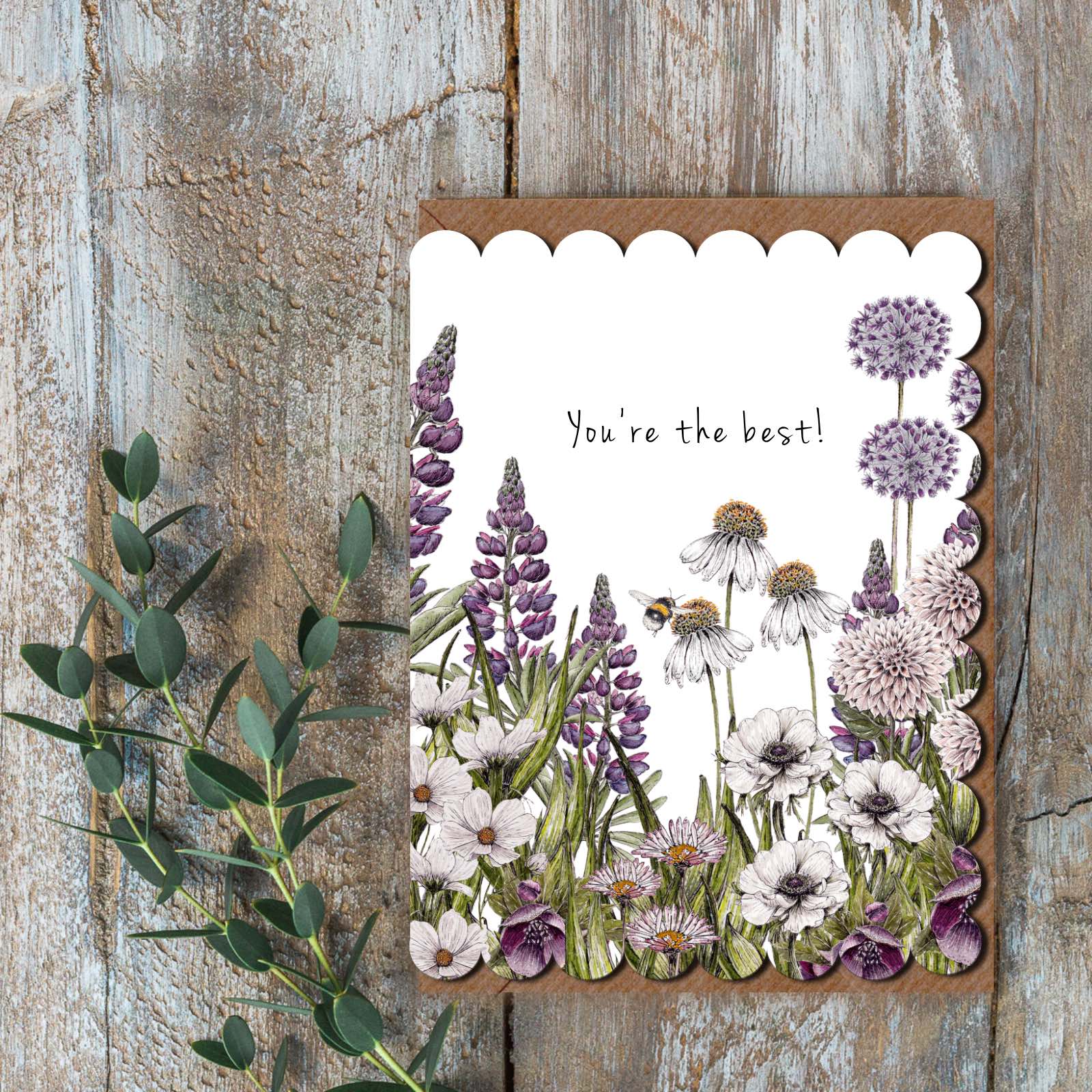 Picture of You're the Best Card (Cello-Free)