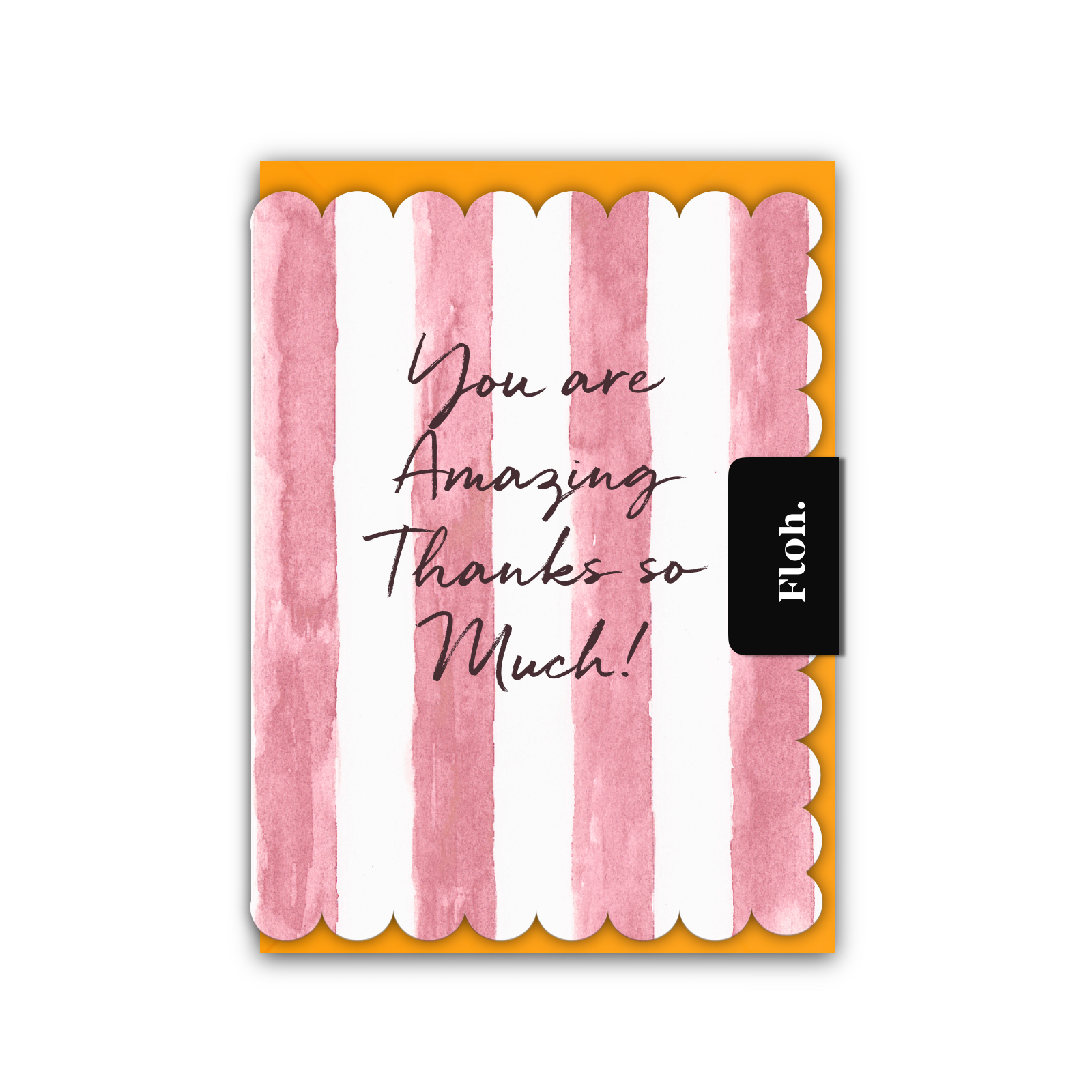 Picture of You are Amazing, Thanks So Much (Pink Stripes) Car