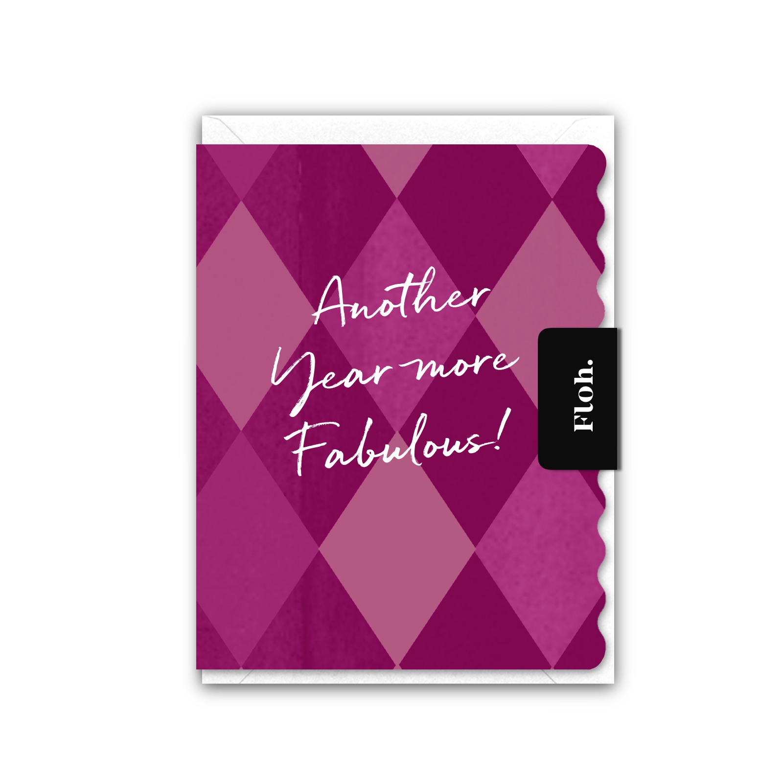 Picture of Another Year more Fabulous (Harlequin) Card (Cello
