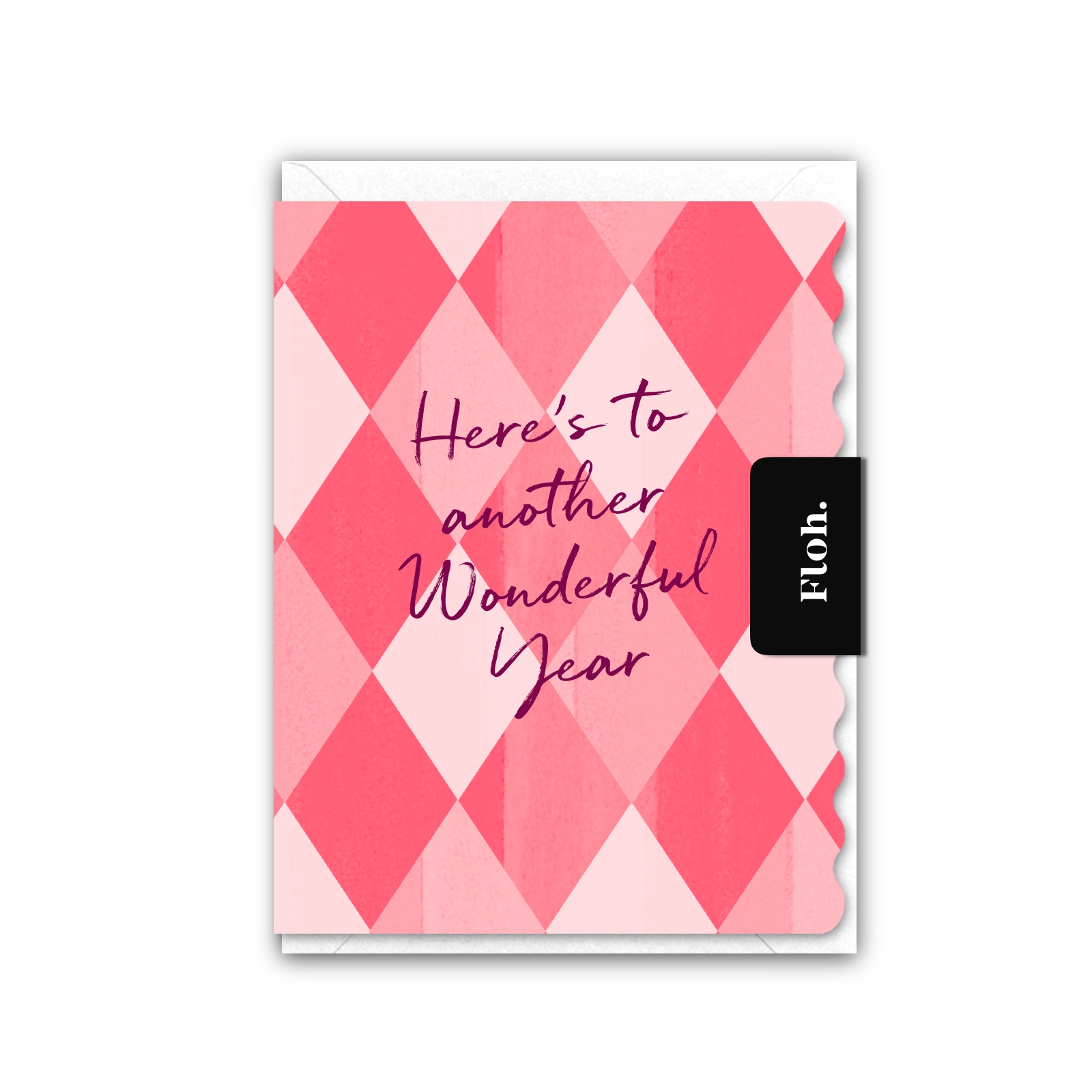 Picture of Another Wonderful Year (Harlequin) Card (Cello-Fre