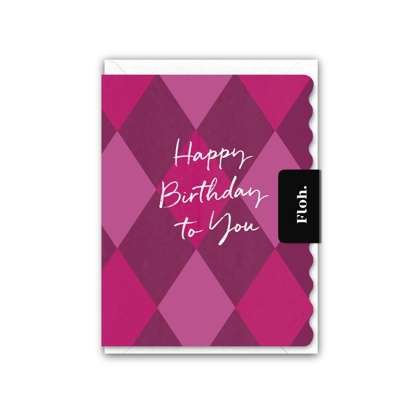 Picture of Happy Birthday to You (Harlequin) Card (Cello-Free