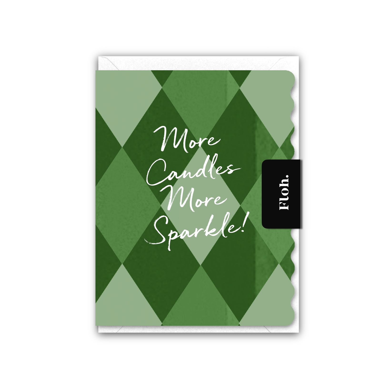 Picture of More Candles (Harlequin) Card (Cello-Free)