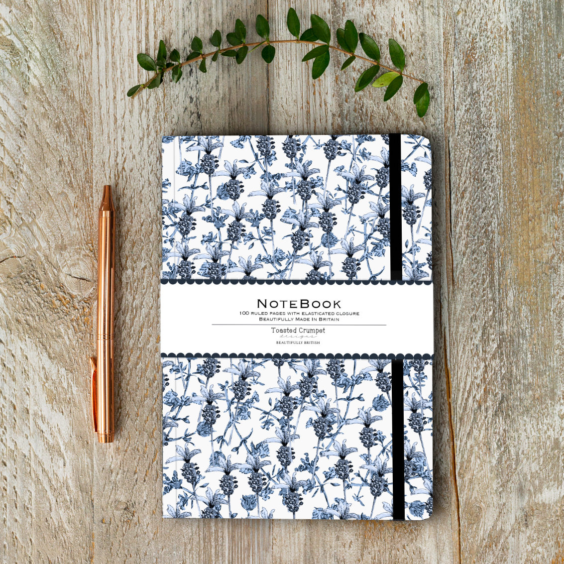 Picture of Chateau (French Lavender) A5 Lined Notebook