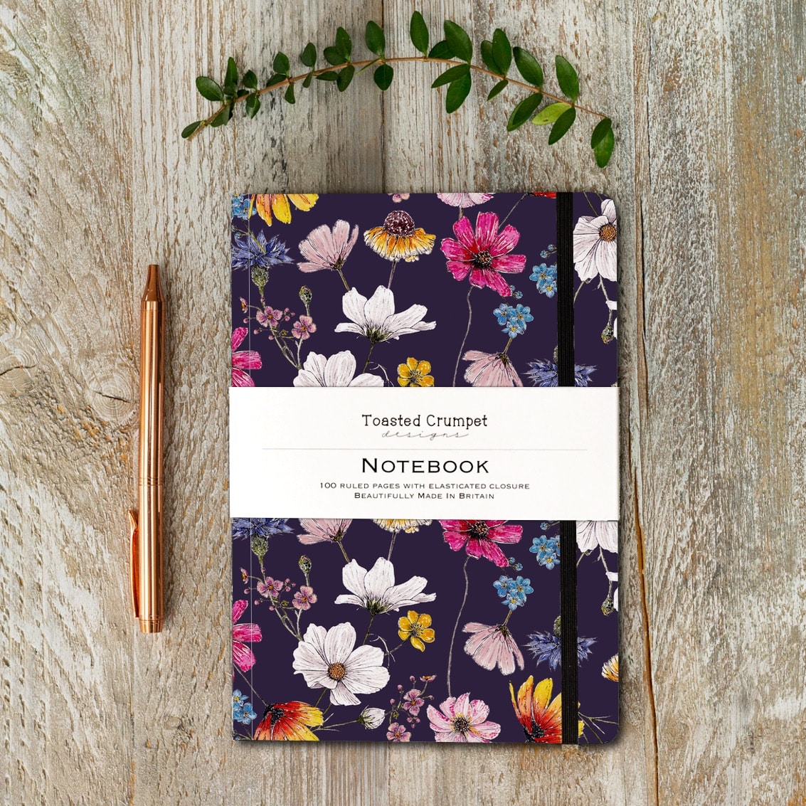 Picture of The Regency Gardens (Noir) A5 Lined Notebook