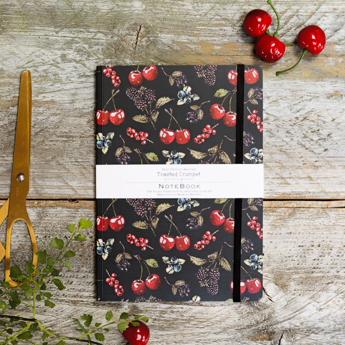 Picture of Mon Cheri (Noir) A5 Lined Notebook