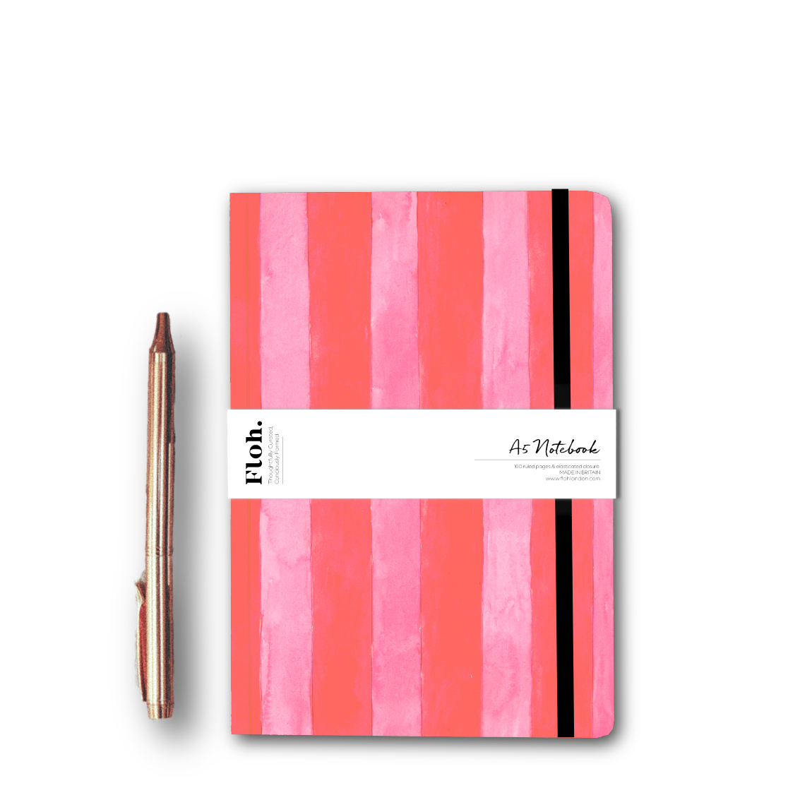 Picture of Watermelon (Stripes) A5 Lined Notebook