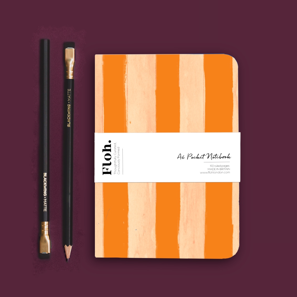 Picture of Marmalade (Stripes) A6 Lined Pocket Notebook