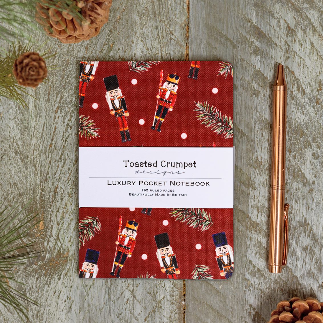 Picture of Nutcracker (Red) A6 Lined Pocket Notebook
