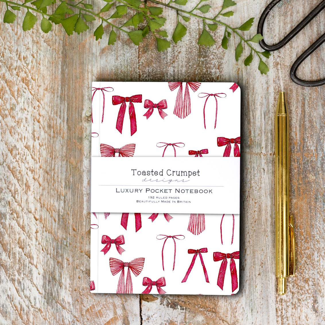 Picture of Bow (Pure) A6 Pocket Lined Notebook-