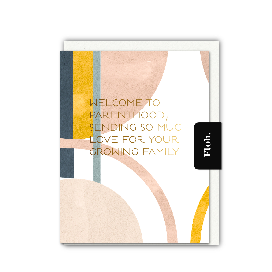 Picture of Welcome to Parenthood (Colourblock) Card (Cello-Fr