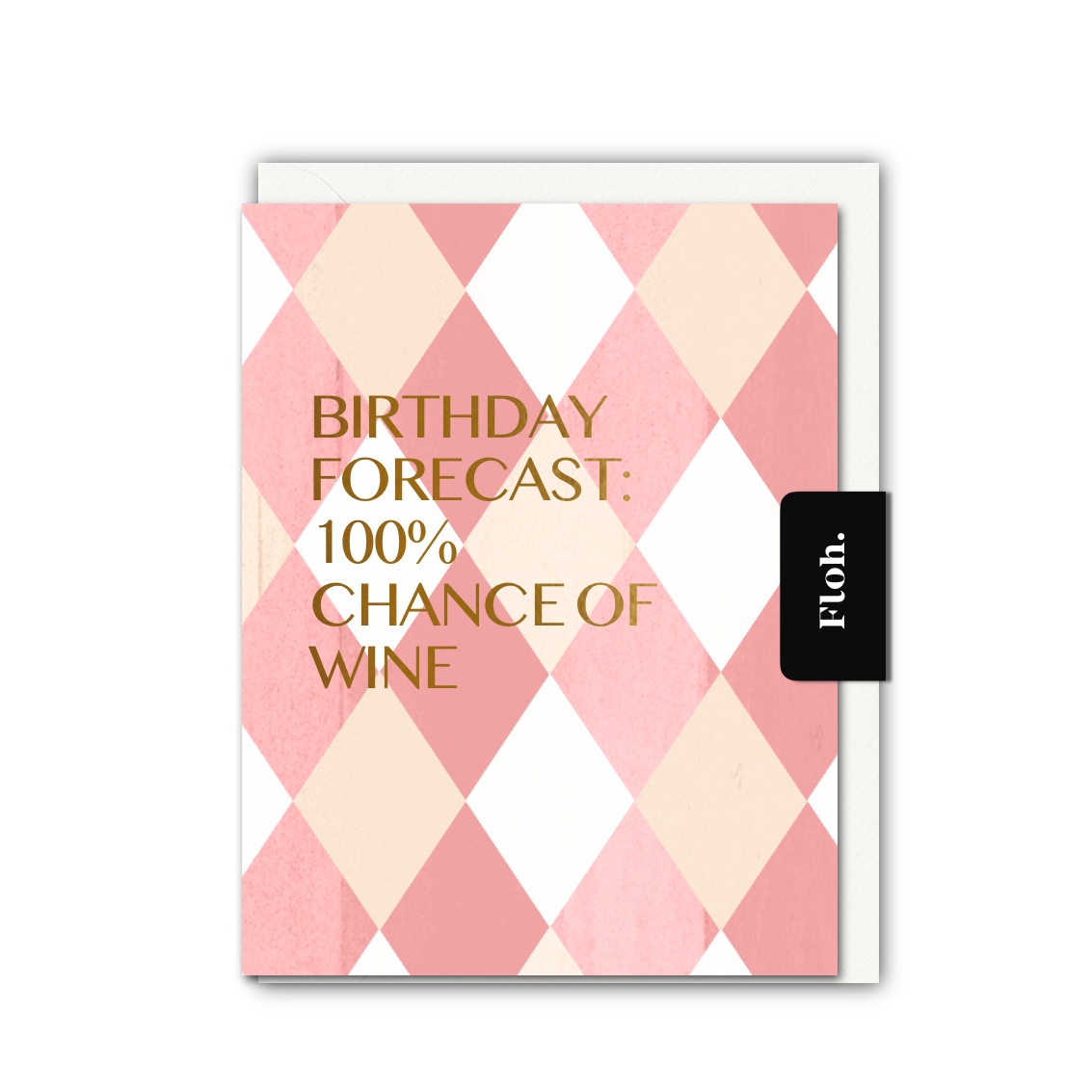 Picture of Birthday Forecast (Harlequin) Card (Cello-Free)
