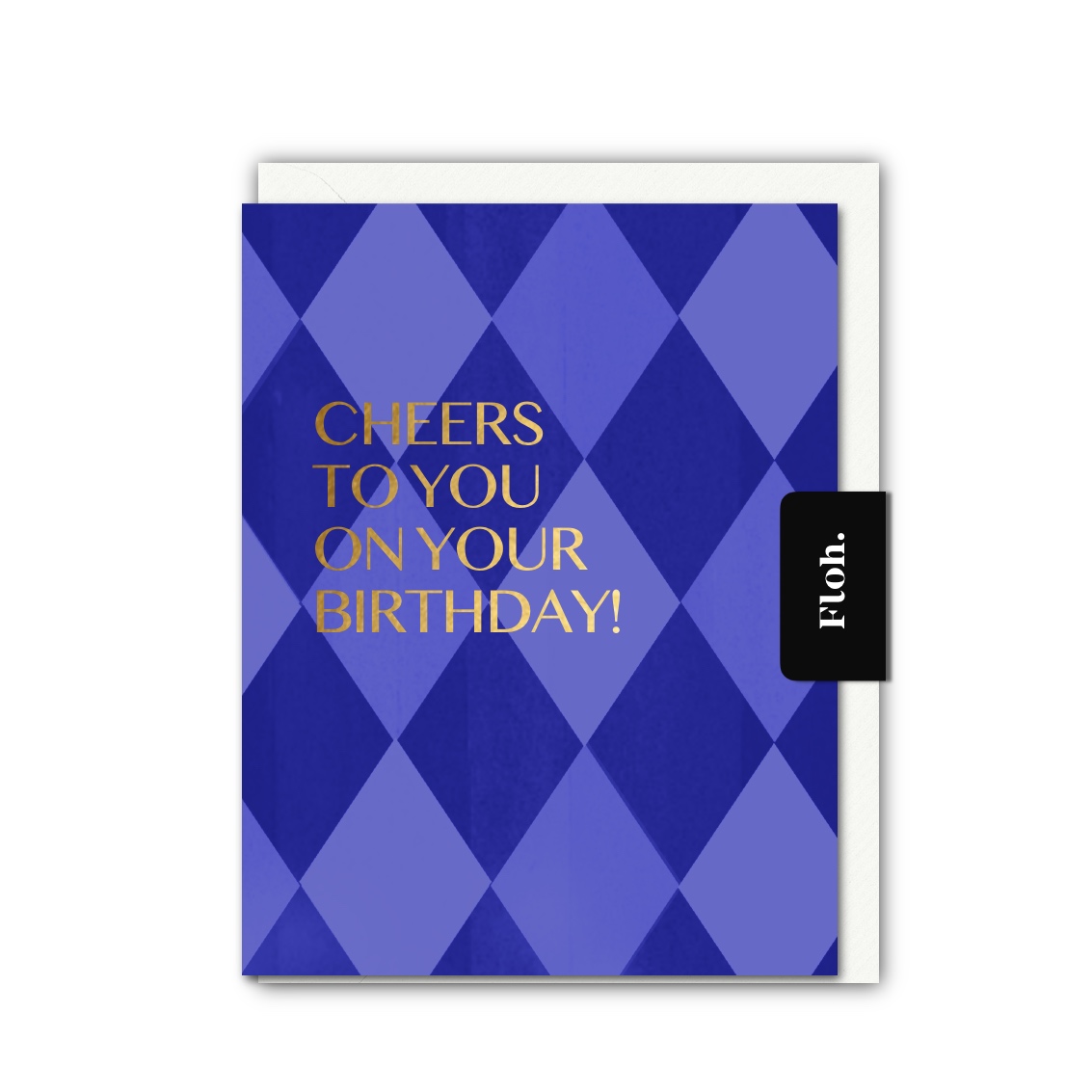 Picture of Cheers to you (Harlequin) Card (Cello-Free)