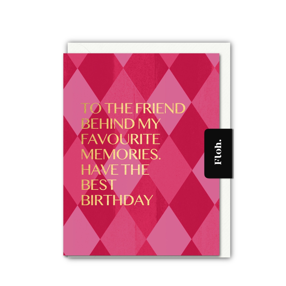 Picture of Favourite Memories (Harlequin) Card (Cello-Free)
