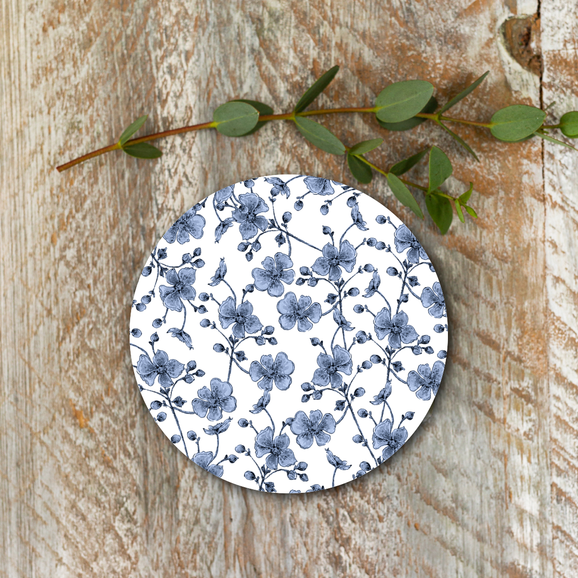 Picture of Chateau (Flower & Buds) Round Coaster
