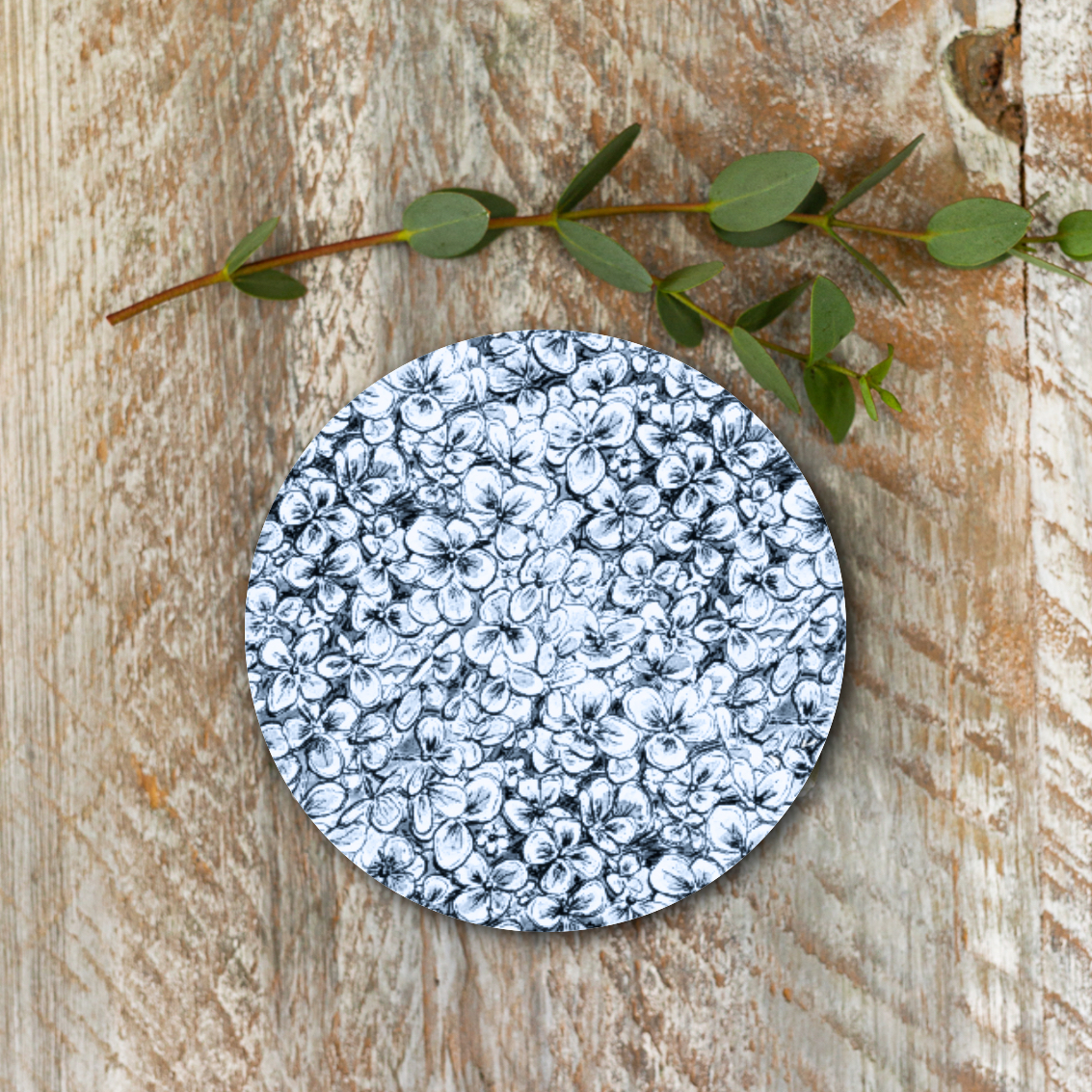 Picture of Chateau (Hydrangea) Round Coaster