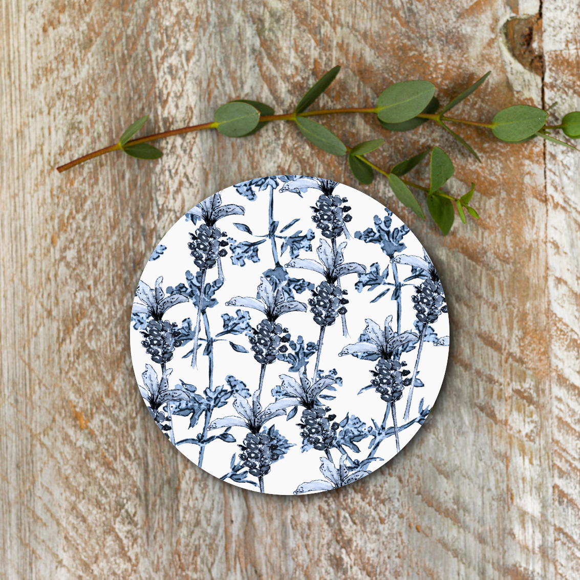 Picture of Chateau (French Lavender) Round Coaster