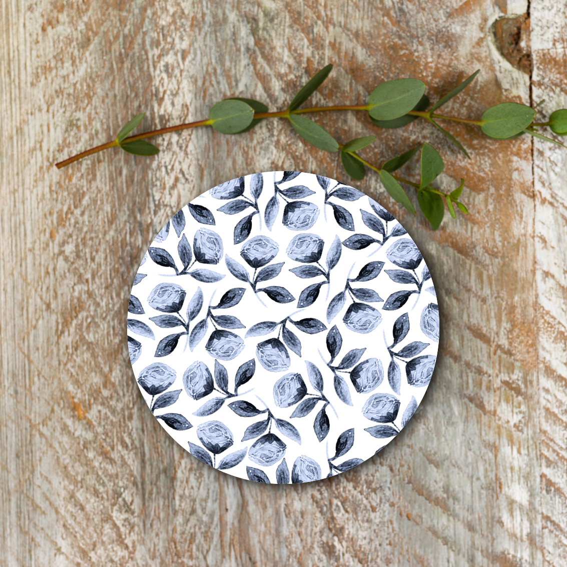 Picture of Chateau (Mini Roses) Round Coaster